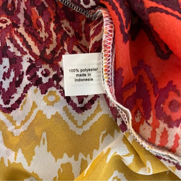 Lane Bryant Colorful Lightweight Tie Front Shawl Poncho - Size 22/24 - Picture 9 of 10